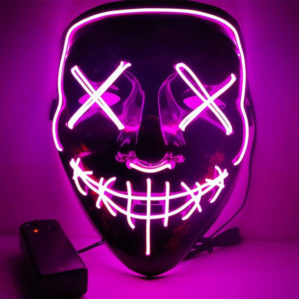 GlowGrimace | Light Up Any Party with a Stunning LED Mask