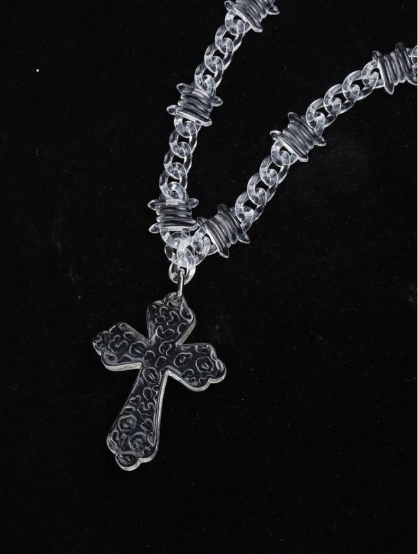 🔥 Laser Effect Acrylic Streetwear Necklace – The Accessory You Can’t Ignore 🔥