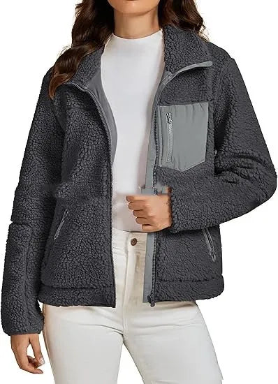 FleeceEase™ Autumn & Winter Lapel Button Loose Fleece Shirt
