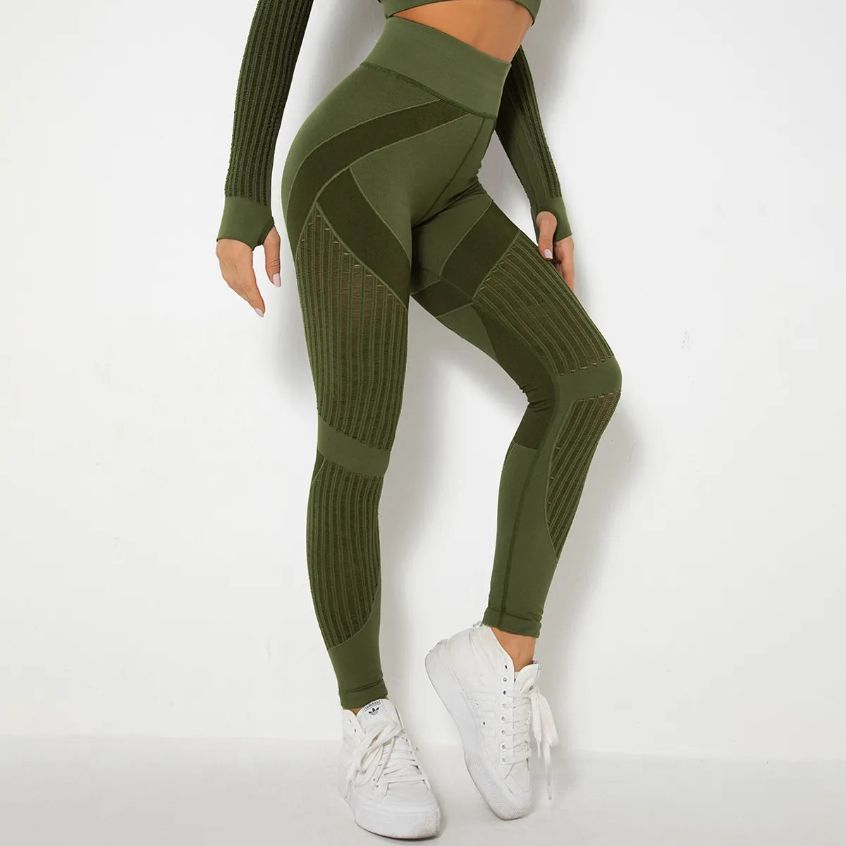 FlexFit™ Seamless Yoga Leggings – High-Waist Hip-Lifting Fitness Pants