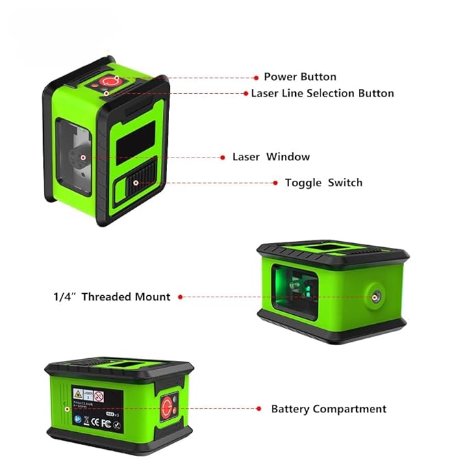 π₯ Precision Alignment Made Easy β Mini Infrared Laser Level! π₯