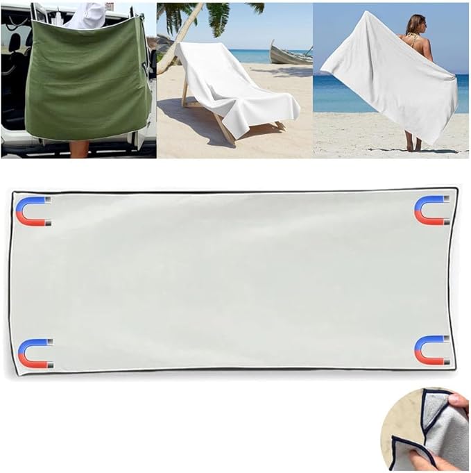 𧲠MagnaTowel⢠â Official Magnetic Outdoor Bath Towel