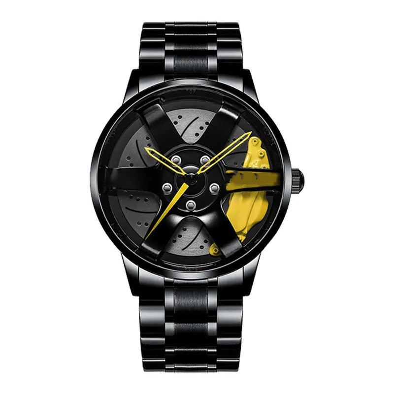 ⏰ MEN'S 3D CAR WHEEL SPORTS WATCH – THE ULTIMATE FUSION OF STYLE & PERFORMANCE! ⏰