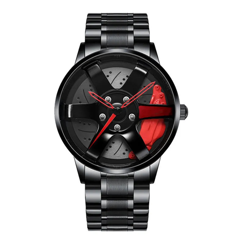 ⏰ MEN'S 3D CAR WHEEL SPORTS WATCH – THE ULTIMATE FUSION OF STYLE & PERFORMANCE! ⏰