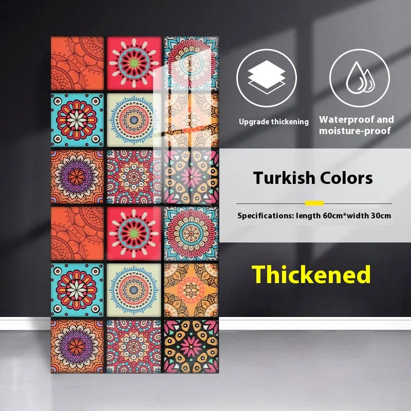 TileSticker™ MarbleGlow Self-Adhesive Waterproof Wall Tile Sticker