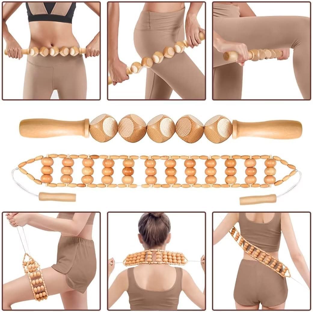 🔥 CelluSculpt™ Wooden Anti-Cellulite Massage Set — SMOOTHER SKIN, STRONGER CONFIDENCE