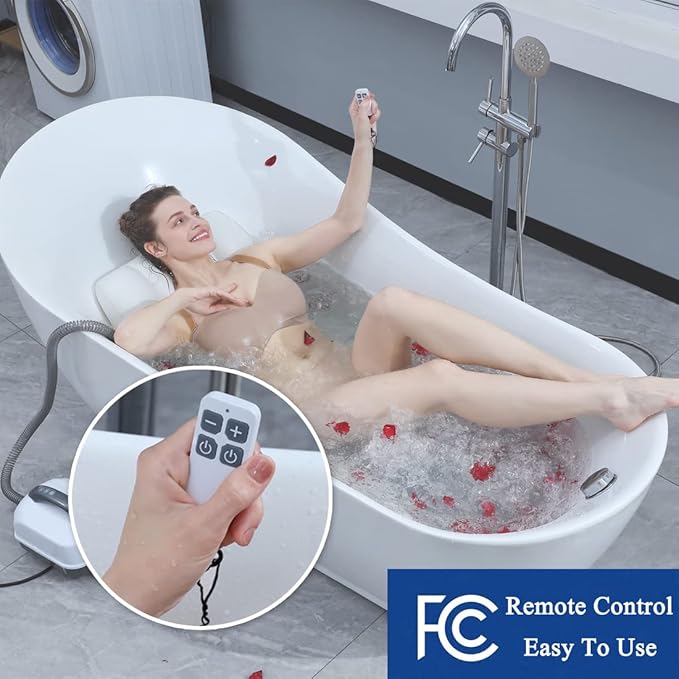 🛁 Spa-Level Relaxation at Home – Bath Bubble Massage Mat with Machine