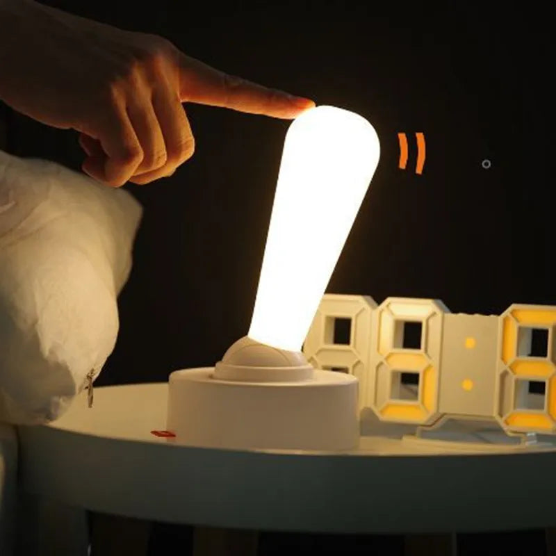 ToggleGlow™ Indoor Bedside Atmosphere Light – USB Rechargeable Silicone Night Lamp