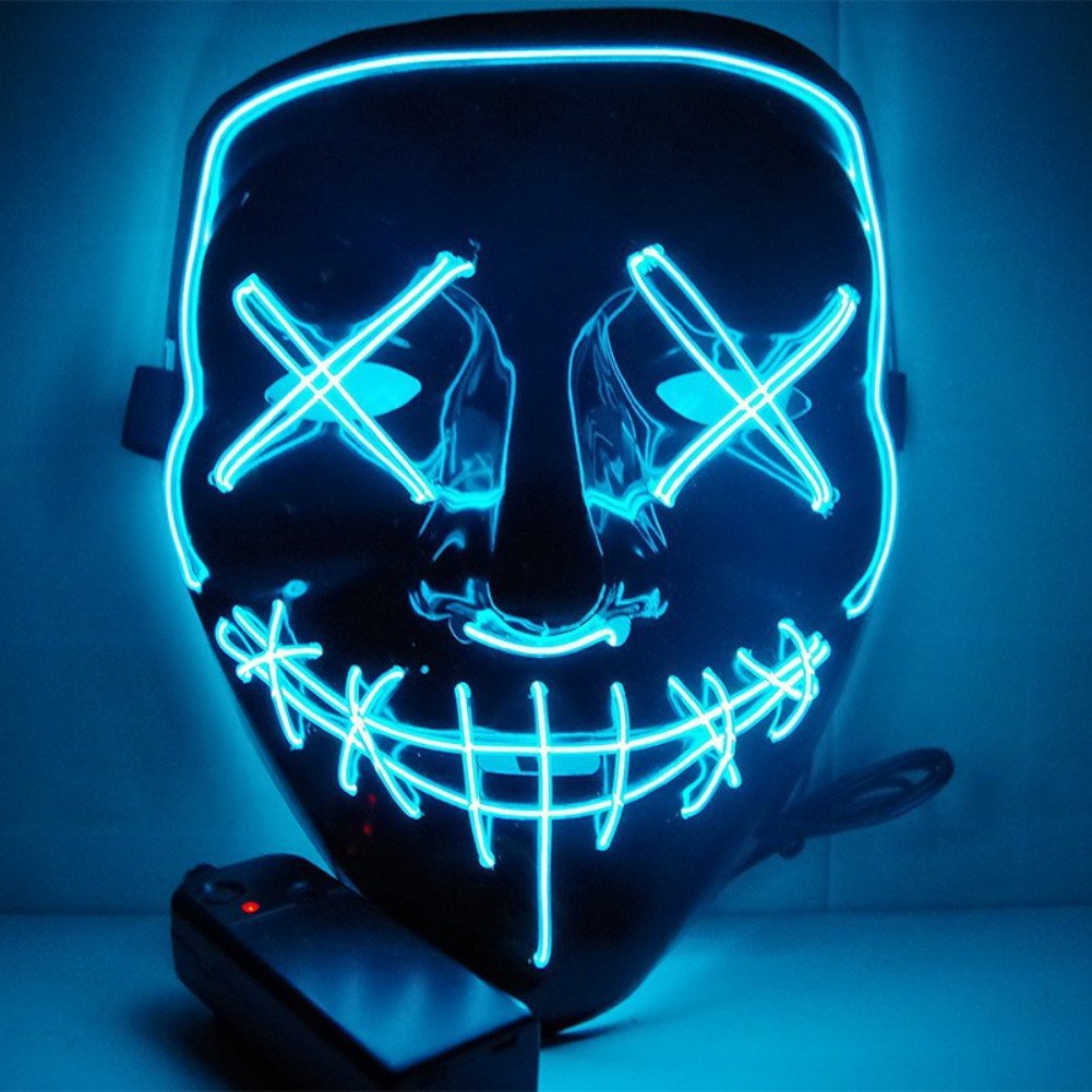 GlowGrimace | Light Up Any Party with a Stunning LED Mask