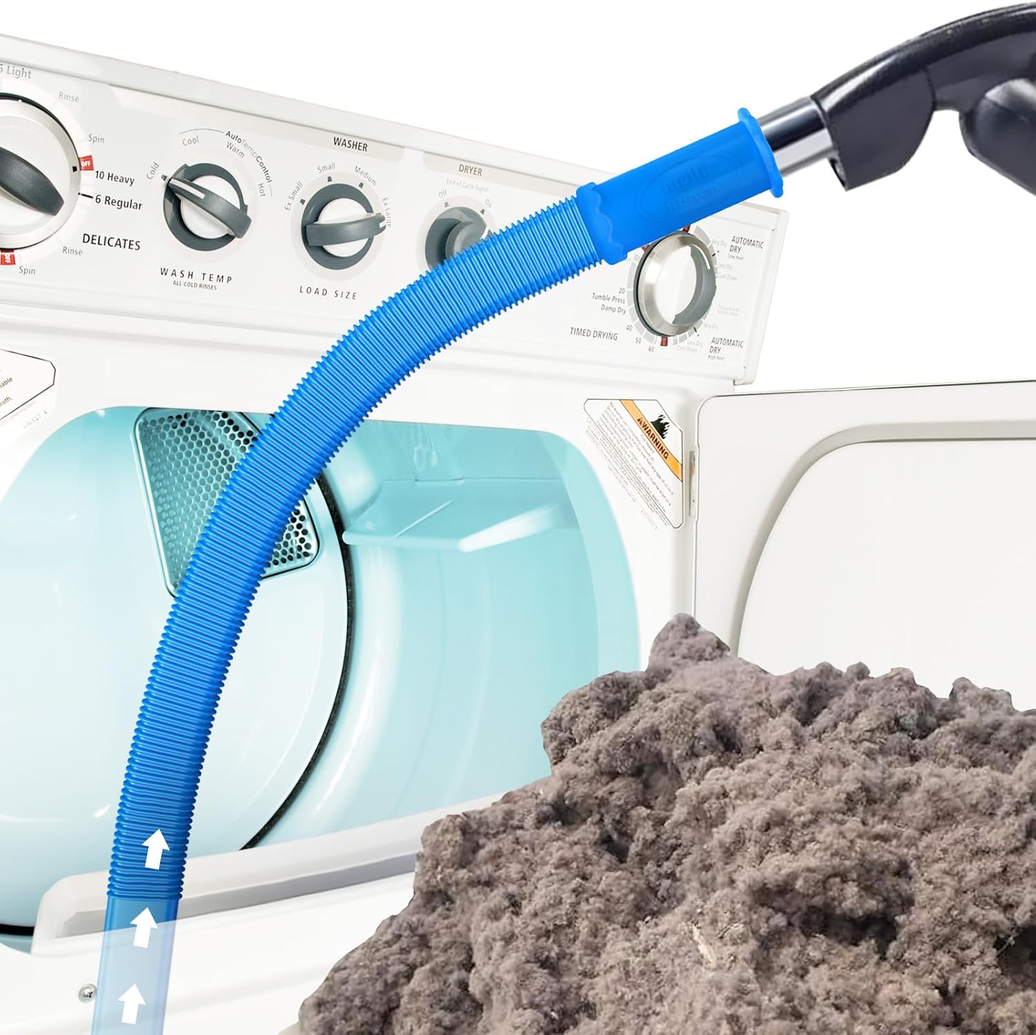 🔥 LintGuard™ Dryer Vent Cleaning Kit — IF YOUR DRYER ISN’T CLEAN, YOUR HOME ISN’T SAFE