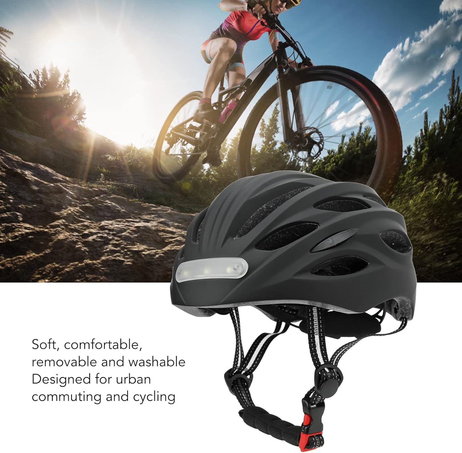 π΄ββοΈ LED Safety Cycling Helmet β Stay Protected & Visible! π¨