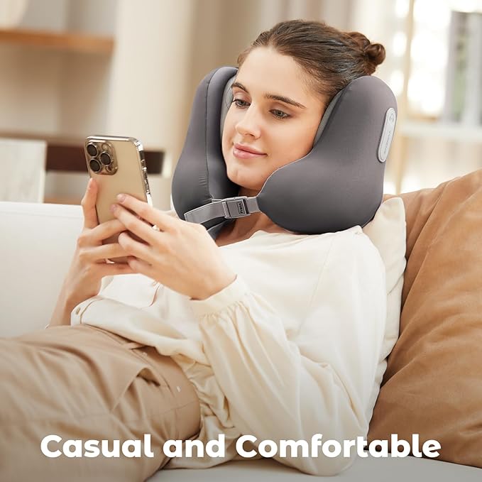 π§ Bluetooth Noise-Canceling Travel Pillow β Comfort & Sound in One! π§