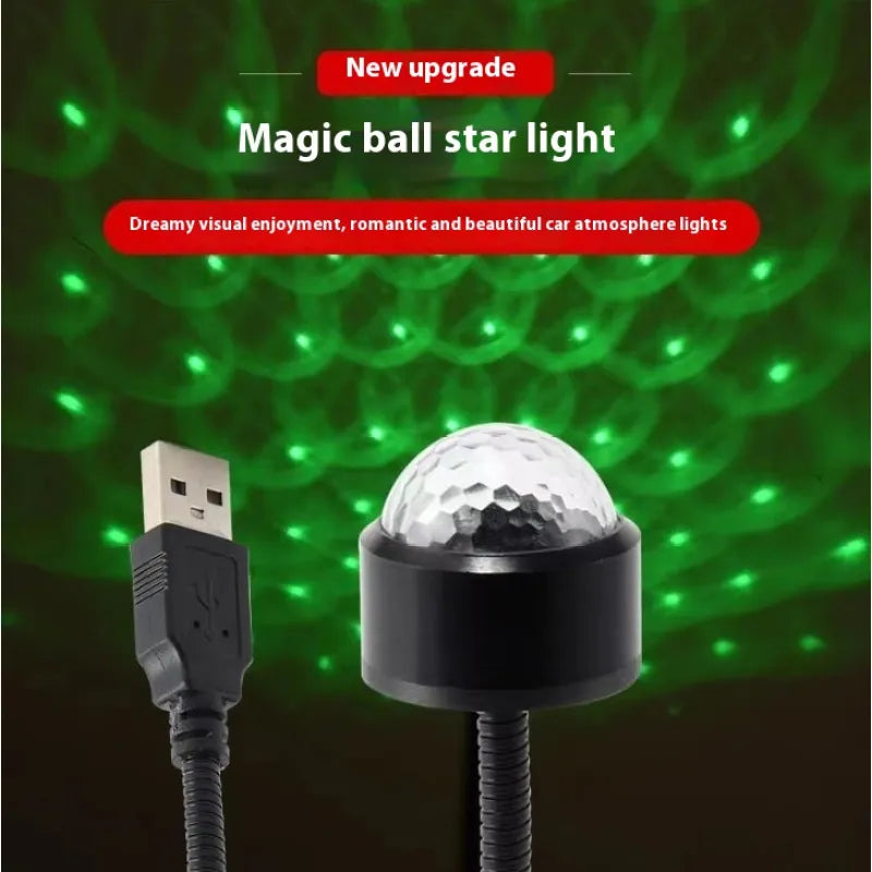 StarVibe™ USB Car Ceiling Galaxy Projector (3-Pack)