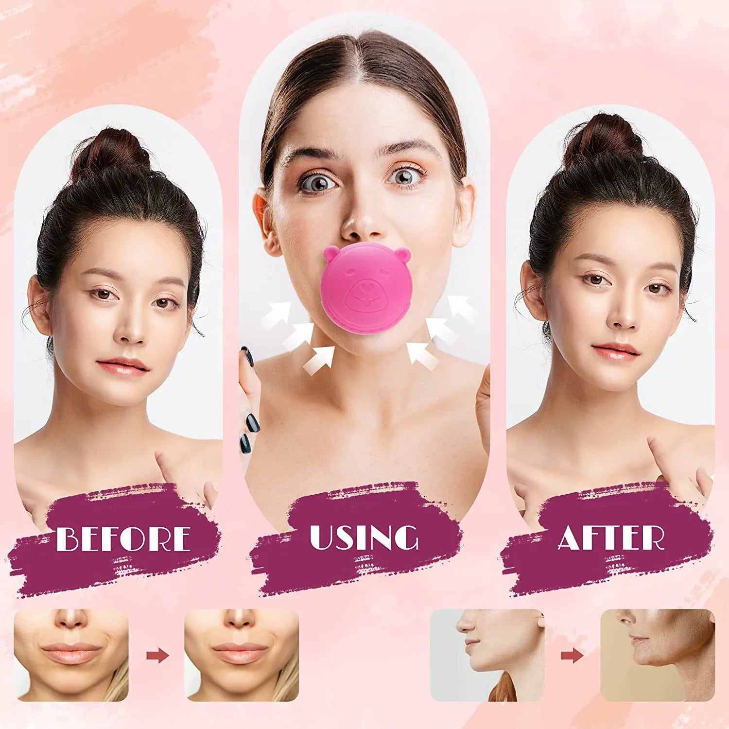 Face Lifting V-Face Improving Masseter Trainer (2pcs)