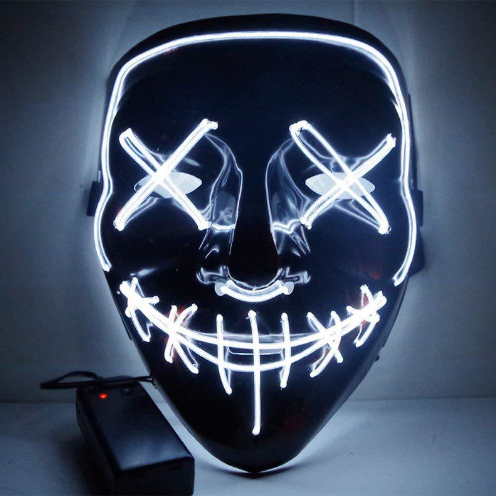 GlowGrimace | Light Up Any Party with a Stunning LED Mask