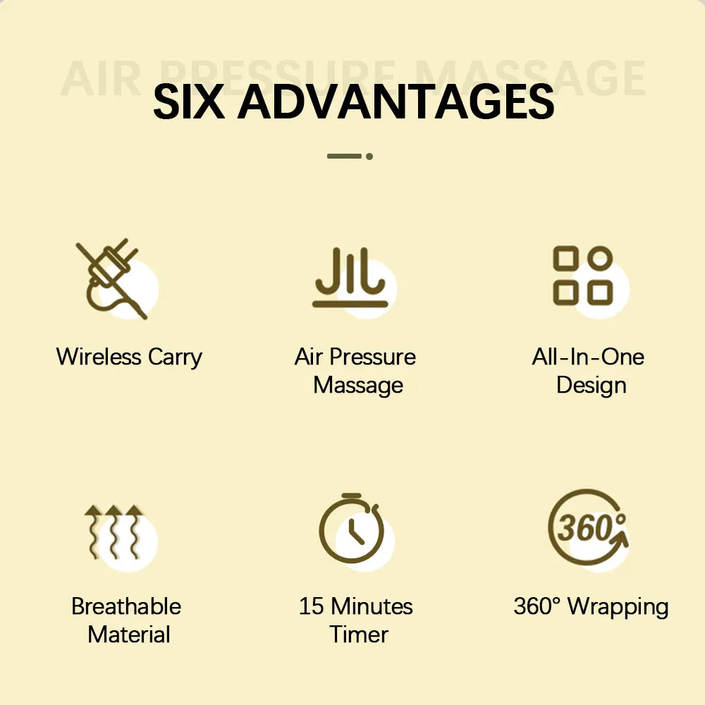 π₯ 3-Mode Air Pressure Calf Massager β Instant Relief, Ultimate Comfort! π₯