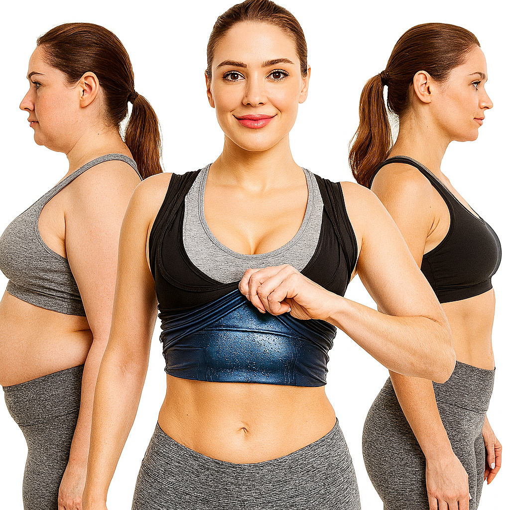🔥 ShredFast™ – Sweat Vest Running Sports Yoga Suit