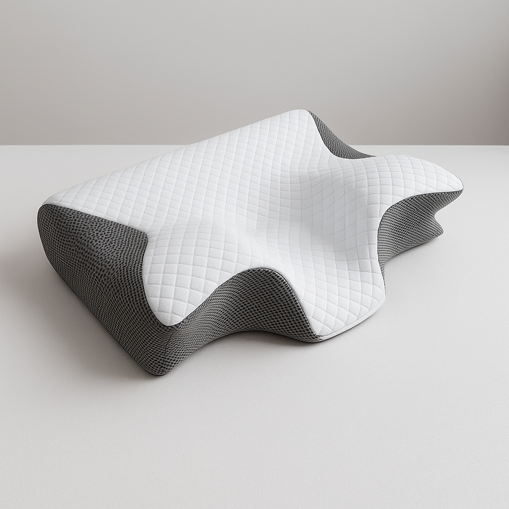 š PostureCloud⢠ā Official 2-in-1 Memory Foam Cervical Pillow