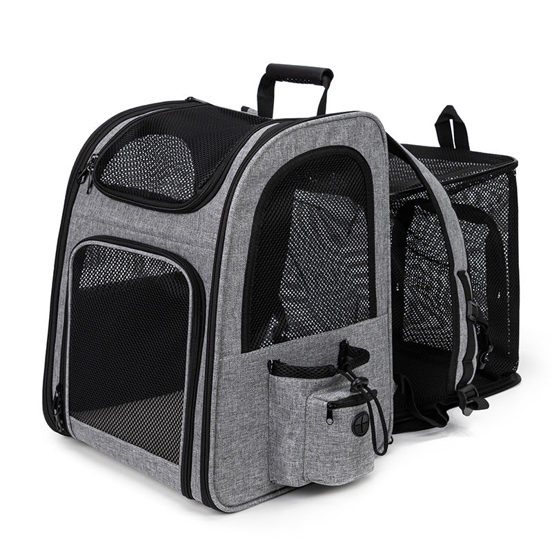 🐾 PawVoyager™ – Official Expandable Pet Travel Carrier Bag
