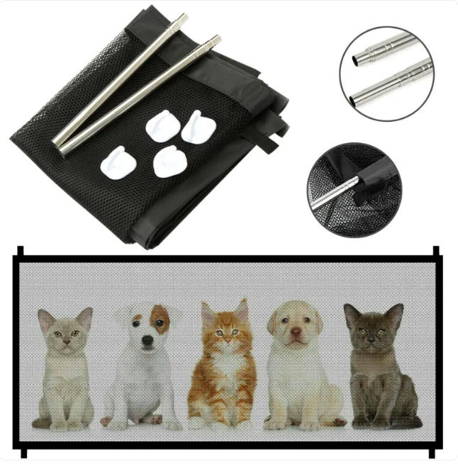 ๐ถPet & Baby Safety Gate โ Keep Your Little Ones Safe & Secure! ๐ผ