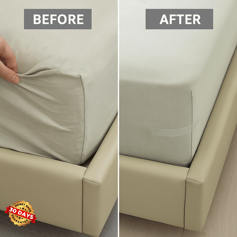 SheetGrip™ Invisible Bed Sheet Holder Clips (4 Pack)