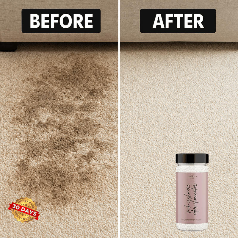 PureScents™ Natural Carpet & Upholstery Freshener Powder – Odor Eliminator for Homes with Kids & Pets