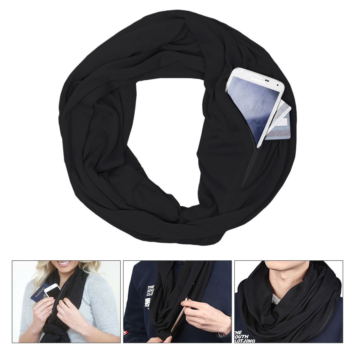 🔥 HideN’Warm™ Pocket Scarf — The Fashion Hack You Can’t Believe You Lived Without