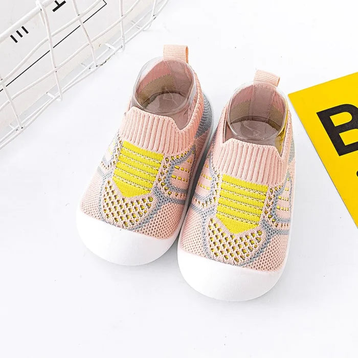 SnuggleStep™ Soft Sole Anti-Slip Baby Walking Shoes