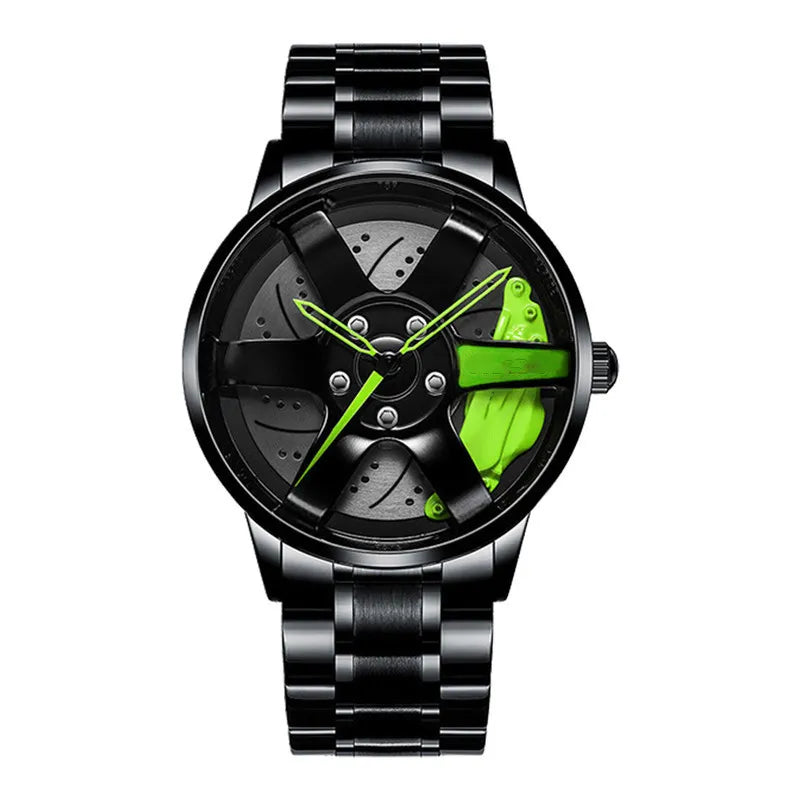 ⏰ MEN'S 3D CAR WHEEL SPORTS WATCH – THE ULTIMATE FUSION OF STYLE & PERFORMANCE! ⏰