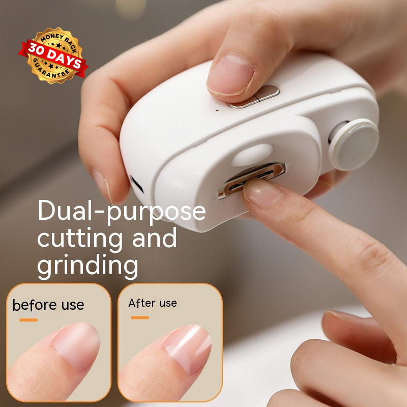 NailShine™ Electric Anti-Splash Nail Clipper & Brightener (Rechargeable)