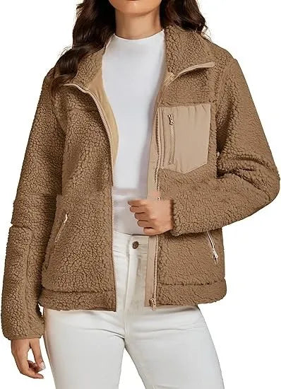 FleeceEase™ Autumn & Winter Lapel Button Loose Fleece Shirt