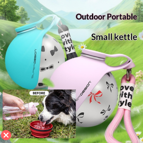 PetBottle™ HydrateGo Portable Stainless Steel Dog Water Cup