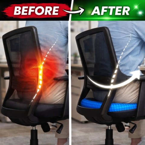 GelCushion™ ComfortSeat - Honeycomb Pressure-Relief Seat Cushion