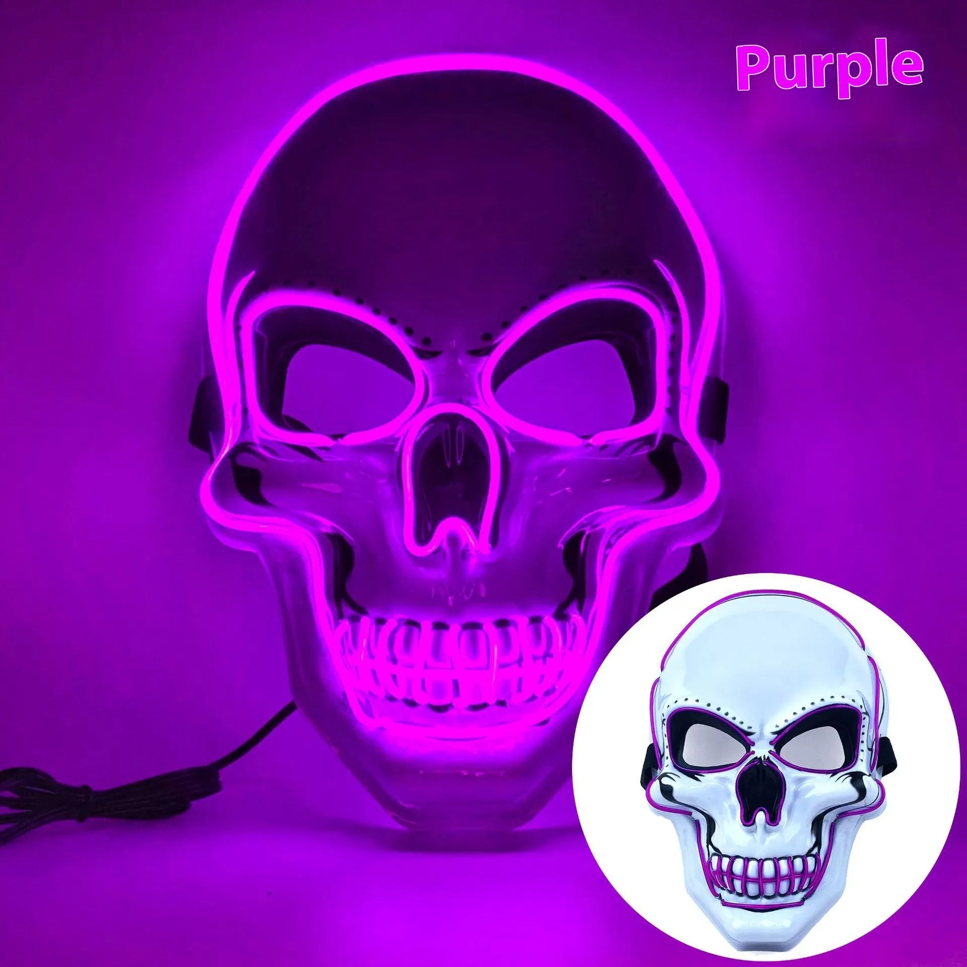 SkullGlow™ LED Luminous Halloween Party Mask
