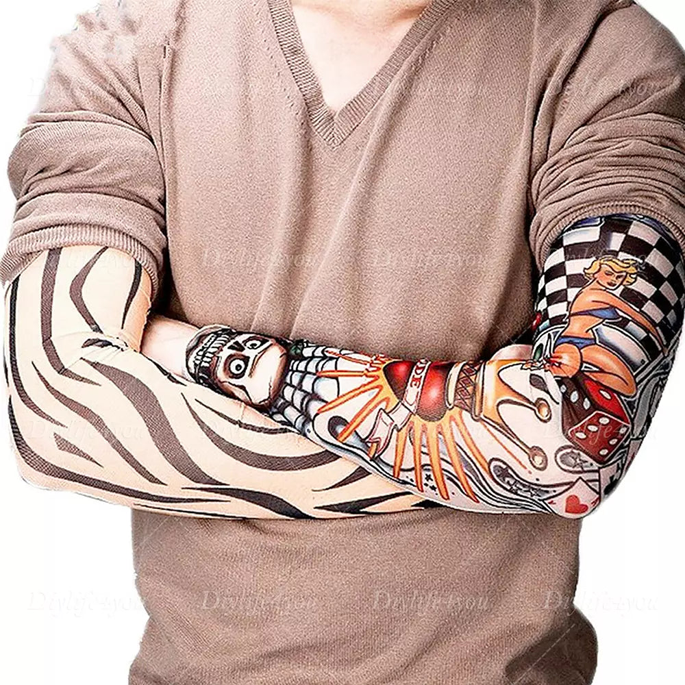 π₯ 6PC Tattoo Arm Sleeves Kit β Instant Ink, Zero Commitment! π₯