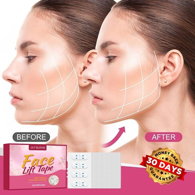 Face Lift Tape - From Sagging to Snatched in 3 Seconds!