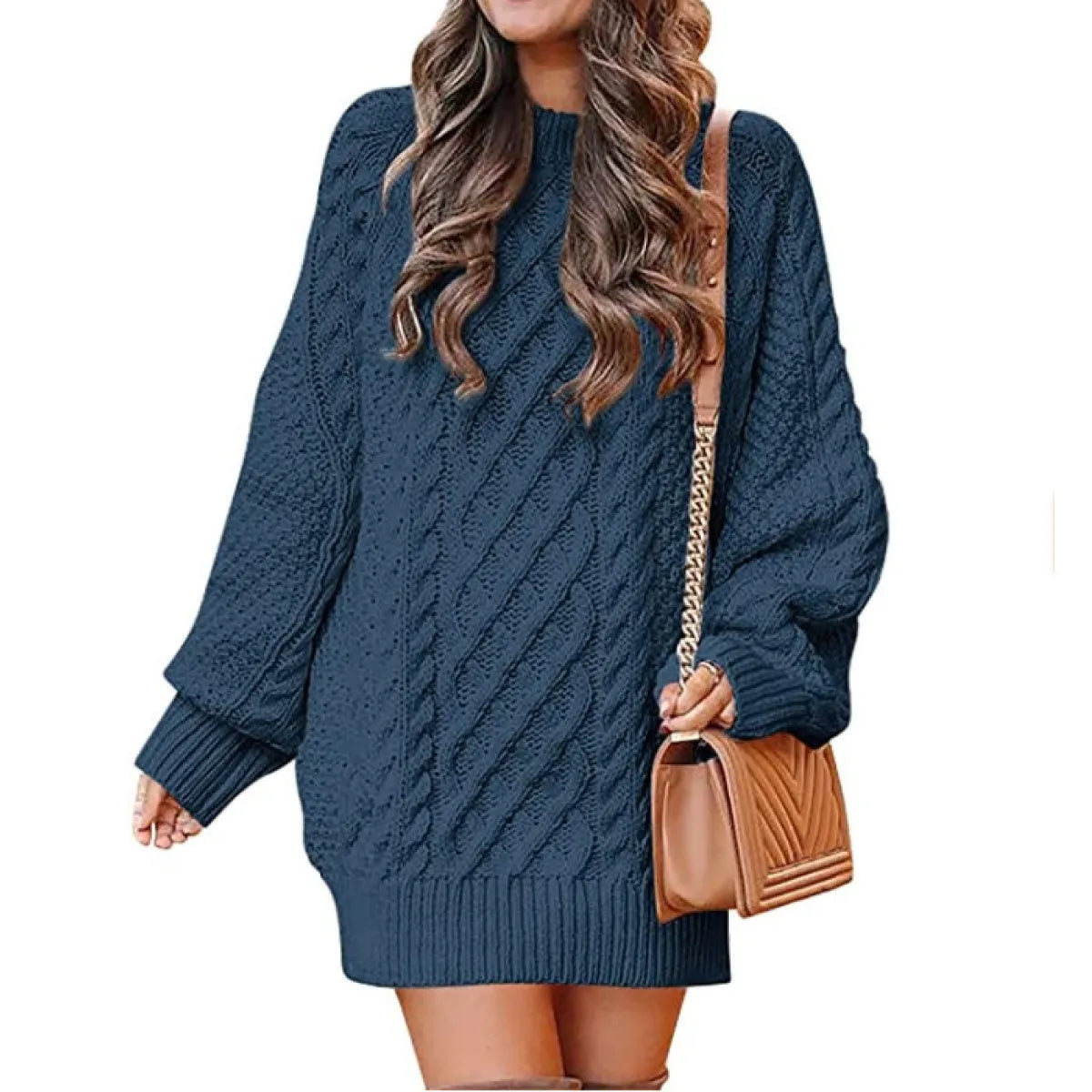 TwistKnit™ Women’s Long Sleeve Sweater Dress