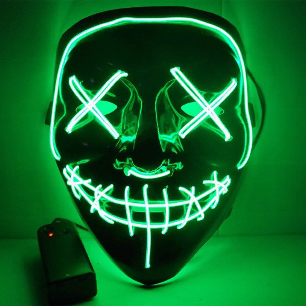 GlowGrimace | Light Up Any Party with a Stunning LED Mask