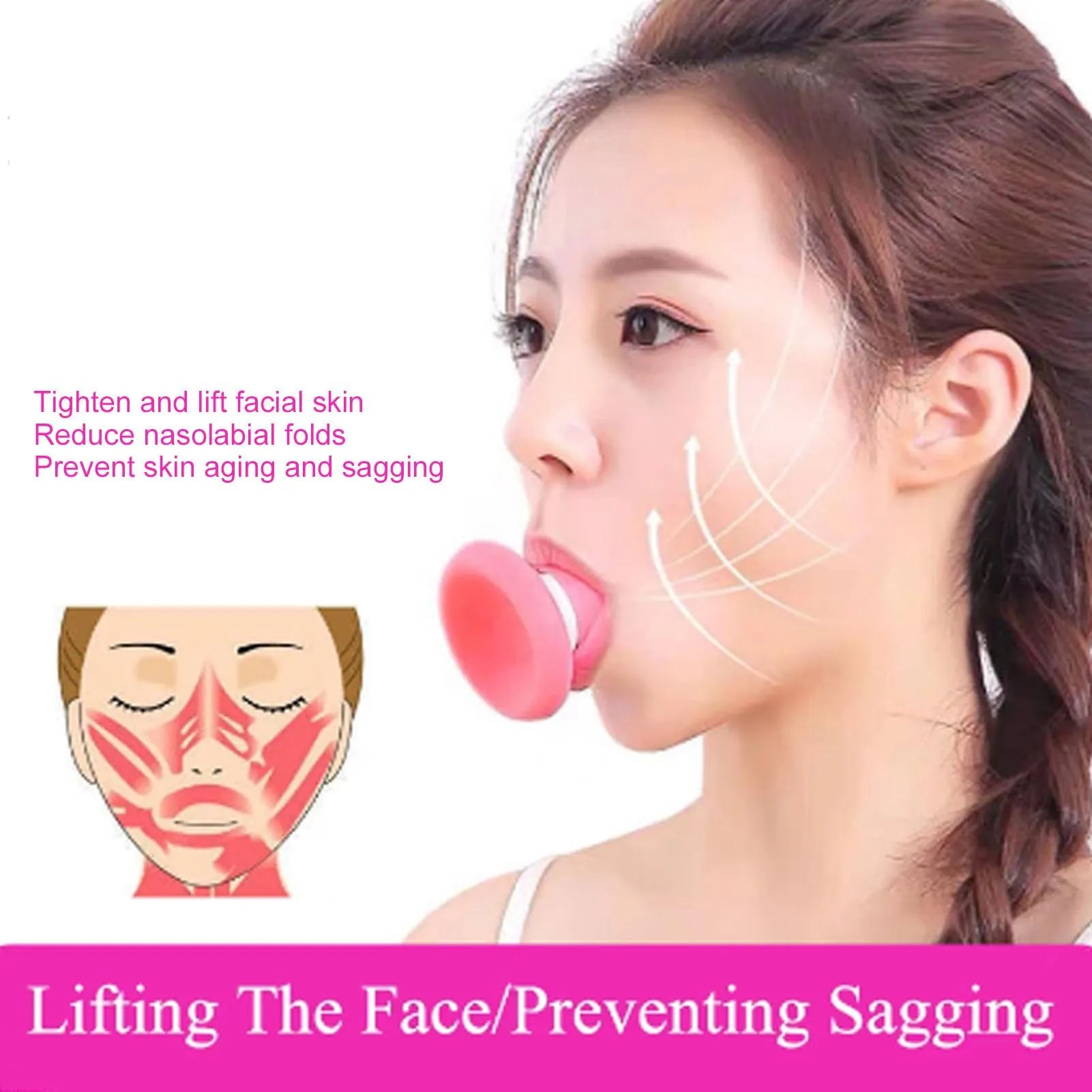 Face Lifting V-Face Improving Masseter Trainer (2pcs)