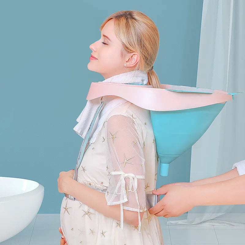 🔥 Foldable Shampoo Basin – Effortless Hair Washing Anywhere! 🔥