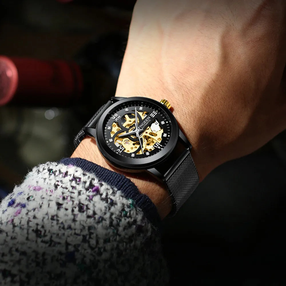 Luxury Luminous Waterproof Mechanical Watch