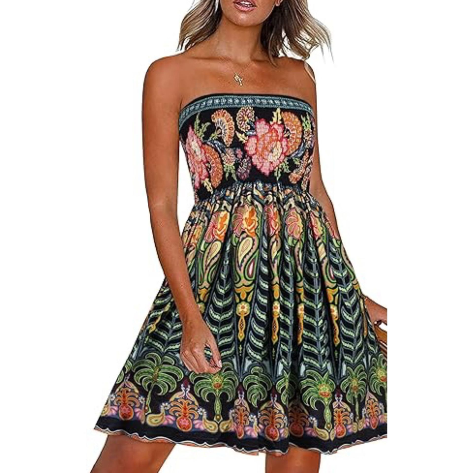 👗 SunMuse™ Backless Floral Summer Dress