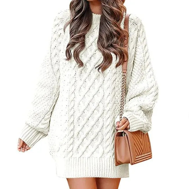 TwistKnit™ Women’s Long Sleeve Sweater Dress