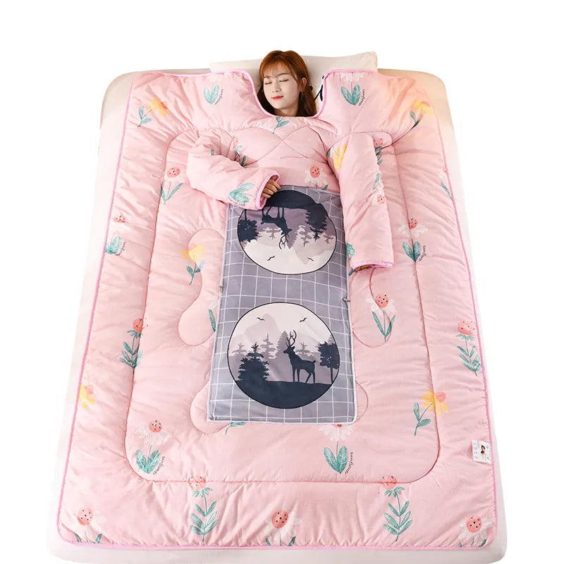 🔥 Thickened Sleeping Bag Quilt – Ultimate Winter Comfort! 🔥