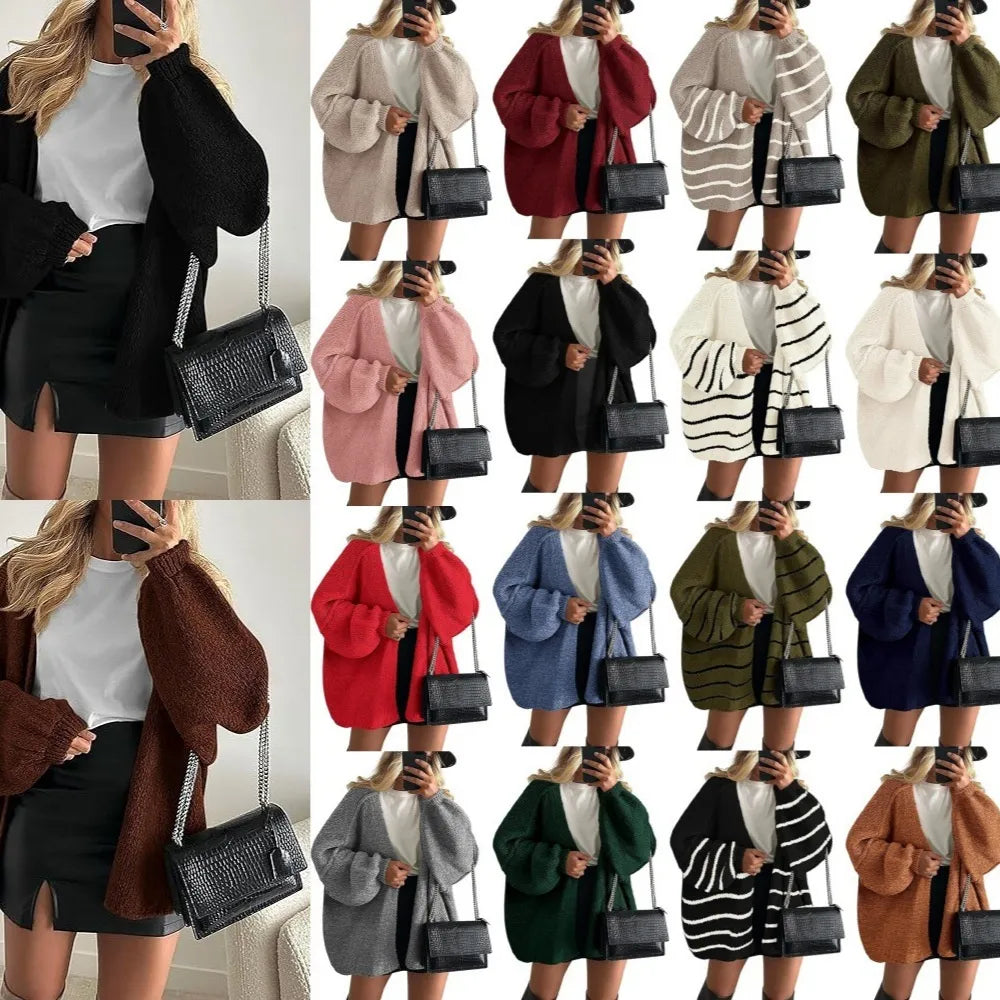 KnitEase™ Women’s Casual Knit Sweater Coat