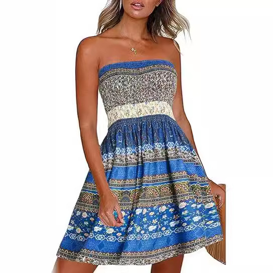 👗 SunMuse™ Backless Floral Summer Dress