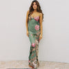 💃 Women's Casual Slim Fit Print Halter Dress – The Ultimate Summer Statement! ☀️✨