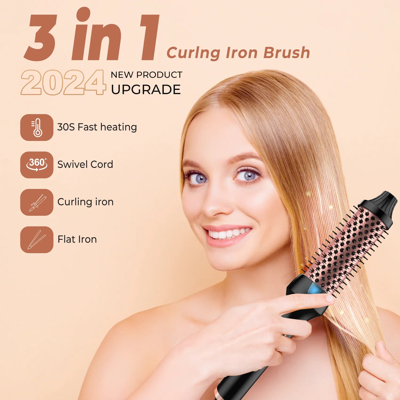 🔥 THE 3-IN-1 HAIR STYLING GAME-CHANGER! 🔥