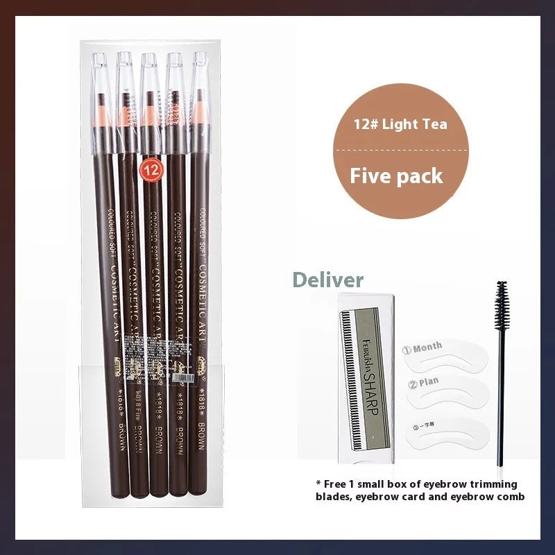 ✨ Brown Microblading Eyebrow Pencil – Waterproof, Smudge-Proof, & Long-Lasting! ✨