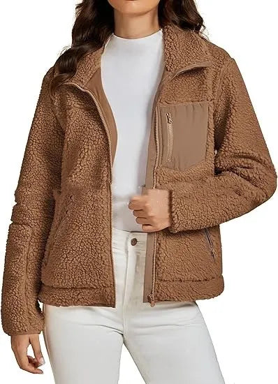 FleeceEase™ Autumn & Winter Lapel Button Loose Fleece Shirt